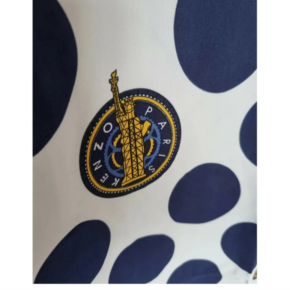 Kenzo shift dress spotty/eiffel tower/statue liberty.  Sz 38 uk 10BNWT  see desc - Picture 4 of 8